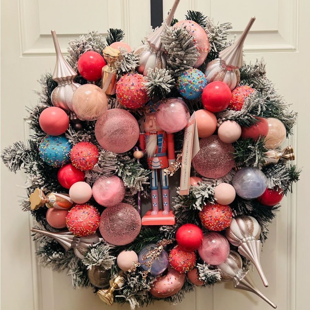 Cupcakes and Cashmere Holiday Nutcracker Candyland Wreath